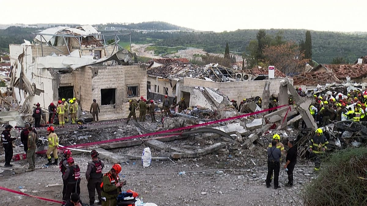 Misil iraní devasta barrio en Israel: 9 muertos y caos total