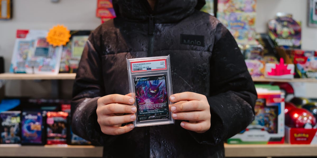 Niños de 9 años invirtiendo en cartas Pokémon como en la Bolsa