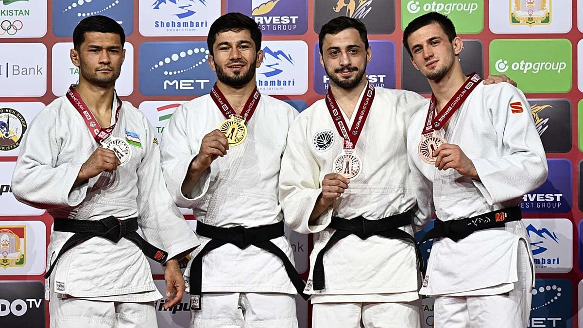 Oros locales encienden Dushanbe: ¡el Grand Slam de judo que vibra Tayikistán!