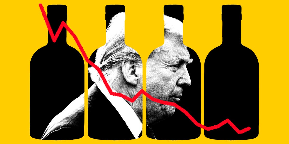 Trump hace que los americanos beban menos: la culpa es de su economia