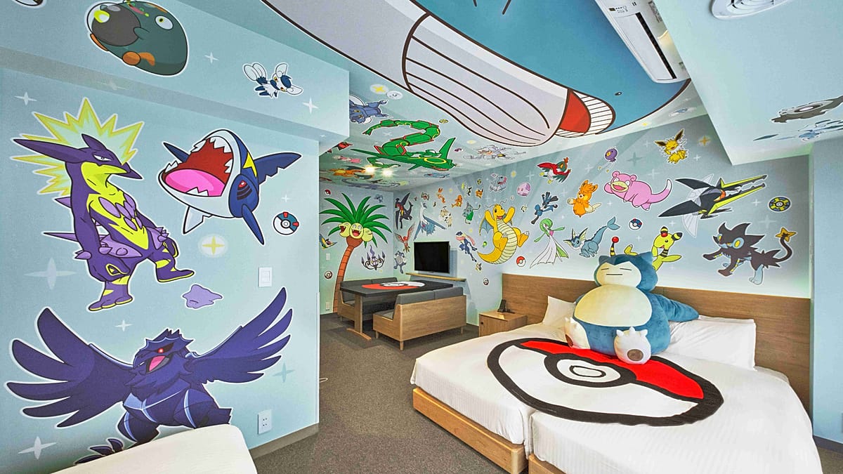 Hoteles Pokémon en Japón: ¡Duerme rodeado de 100 criaturas en 2026!