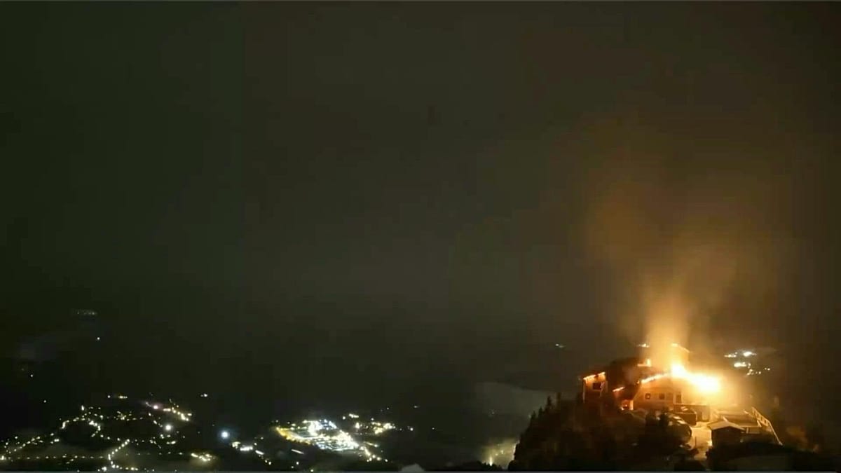 El Nido del Águila de Hitler arde en los Alpes y hay un detenido